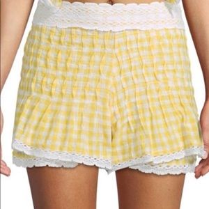 Free People Gingham Short
